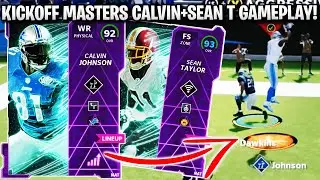 CALVIN IS UNSTOPPABLE! ULTIMATE KICKOFF MASTERS CALVIN AND SEAN TAYLOR GAMEPLAY! | MADDEN 22