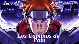 Los 6 Caminos del Dolor ☁️🔥 | AMV PAIN RAP Naruto Shippuden M&uacute;sica Suno AI