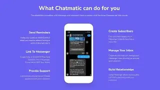 ChatMatic Review Chatmatic Upgraded Edition Demo - Automated Run Entire FB Messenger Marketing