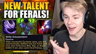 CYCLONE IS BACK?! NEW 10.1 Feral Druid Talent