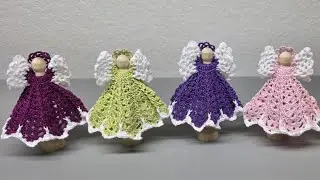Clothespin Guardian Angel #2/Easy Crochet Guardian Angel/Perfect Gift for Family and Friends
