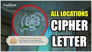 All Locations Cipher Letter (Achievement, Puzzle & Chest) - Genshin Impact V4.1