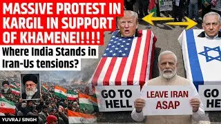 India Reacts to Iran Crisis | Massive Pro-Khamenei Rally in Kargil