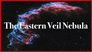 The Eastern Veil Nebula shot from a Bortle 2 location near the Arctic Circle