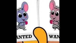 Mouse 🐁 and Cat 😺 Poem for kids!!!