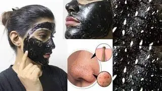 Herbal Bamboo Charcoal masks 🎭 Cream for Anti- Blackhead, Brighten Skin, oil free skin 😊#yachika