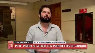 Entrevista en TVN 24 Horas sobre el estallido social en Chile y proyecto de rebaja parlamentaria