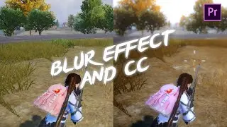 🔥Blur Effect and Color Correction | PUBG MOBILE | BGMI | Adobe Premiere Pro (Tutorial)