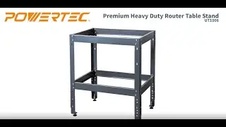 Heavy Duty Router Table Stand with Casters 400lb Capacity -POWERTEC | Woodwork Saw Stand