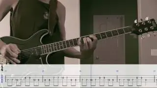 Munster Theme Bass Guitar (Scrolling Tabs)