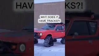 AMC Gremlin Snow Tracks 1978 года &mdash; Самый странный зимний автомобиль в истории #shorts #amcgremli...