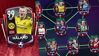 Full Bundesliga Rivals Premium Master Squad Builder in FIFA Mobile 20! 99 OVR H&aring;land Gameplay!