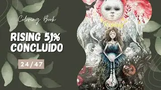 Livro de Colorir Rising 51% Concluído 