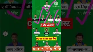 DD vs RTW Dream11 Time |  DD vs RTW Dream11 Pardecton | #tnpl #dream11 #tnpl2023 #DDvsRTW #T-20tnpl