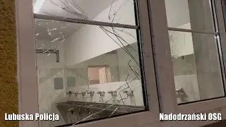 Bunt imigrantów w Wędrzynie. Nagranie udostępnione przez lubuską policję