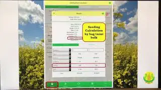 Seeding App - Calculations Seeds by Weight