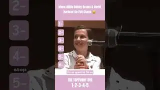 When Millie Bobby Brown & David Harbour Go Full Chaos 😂 #celebrity #funny #viral #comedy #shorts
