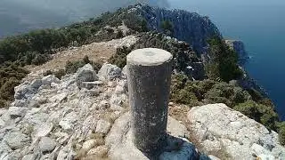 MERC.14-9-21: ISOLA DI ALONISSOS NELLE SPORADI IN GRECIA ULTIMO GIORNO CON CRESTA E CIMA SUL MARE.