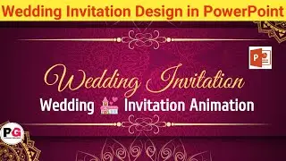 Wedding Invitation Design in PowerPoint || Wedding Invitation Animation in PowerPoint | Wedding