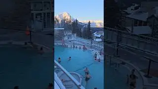 Banff Upper Hot Springs in the Winter
