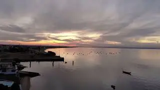 Sunset by the lake #calm music #sunsetvideo #loopingvideo #loopingmusic Calm video Calm music Sleepy