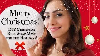 DIY Christmas Rice Wrap Mask for the Holidays!