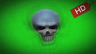 Skull face green screen template | skull face template