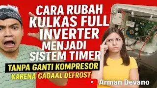 LG smart Inverter gagal defrost | Cara rubah LG smart inverter jadi sistem timer