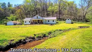 Tennessee Farmhouse For Sale | 13+ Acres | Tennessee Real Estate For Sale | Fully Fenced Land