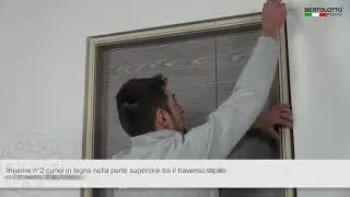 Установка двери тип открывания Double