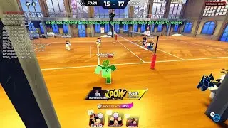 Slingshot saiu mas foi no server regular ;-; #VBLroblox #Volei #VBL #Roblox