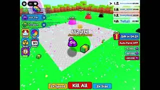 700K size in eat slimes to grow huge with this trick