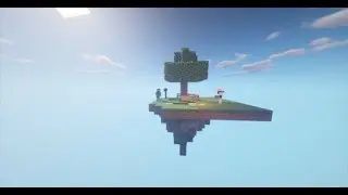 Playing Minecraft PixelCraft Skyblock!