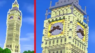 How To Build the BIG BEN in Minecraft (CREATIVE BUILDING)