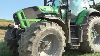 XXL HIRSE h&auml;ckseln Claas Jaguar 970 mit Orbis 600 kommt an sein Limit Claas Maschinen im Einsatz Hir