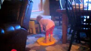 Lucie on the Stand N Spin