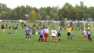 Funny Soccer Goalie-Kid Gets Hit In The Face