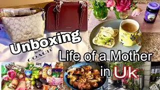 LONDON daily routine | Designer COACH BAG & MOSSDOOM BAG UNBOXING/ CHICKEN WINGS RECIPE+Lidl Grocery