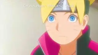 Mitsuki vs Shinki Chunin Exam full fight
