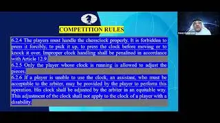 English, Day 2 - Lecture 3 - Tatweer Chess Academy - FIDE Arbiters 104th Seminar
