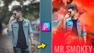New Picsart Smoke effect | Picsart Photo Editing | Snapseed Editing Tricks | Xyaa Edits 🔥