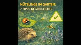 Nie wieder Chemie: 7 effektive Tipps, wie Nützlinge deinen Garten retten
