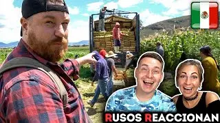 🇲🇽ALEMÁN TRABAJANDO en el CAMPO MEXICANO | 🇷🇺RUSOS REACCIONAN a EXTRANJEROS en el RANCHO de MÉXICO