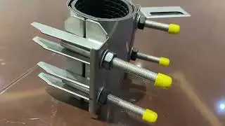 Double Band Stainless Steel Pipe Repair Clamp
