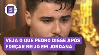 Pedro admite que for&ccedil;ou beijo em Jordana no BBB 26: 'Muito parecida com minha esposa'