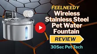 FEELNEEDY Automatic Wireless Pet Fountain