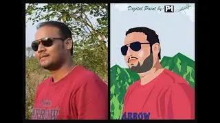 Convert your Photo into Digital Painting using Illustrator Step  by Step Tutorial