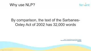 Introduction to Natural Language Processing (NLP) for Finance