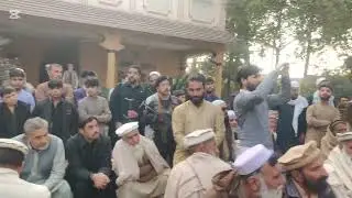 An immense Jirgah was held today at the Hujra of Chairman Dost Muhammad.