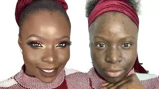 Watch Me Transform: EASY GLAM HOLIDAY PARTY MAKEUP TUTORIAL (Dark Skin)